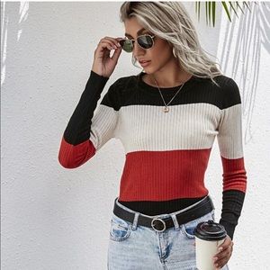 Color Block Sweater